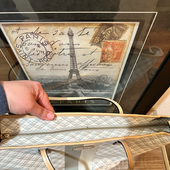 Kate Spade Margareta Gray/White Penn Tote Bag - Picture 6 of 16